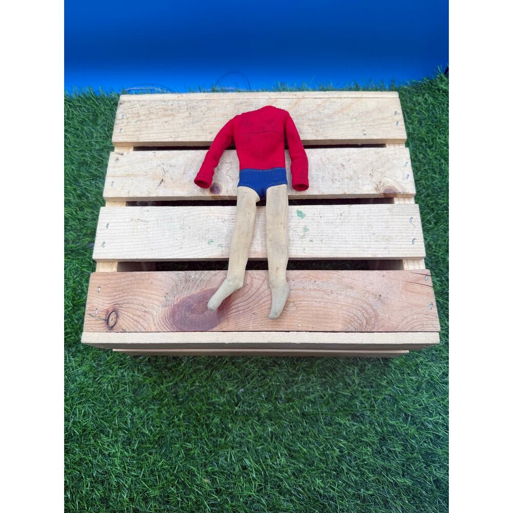 Vintage 1967 Ideal Action Boy Aqualad Aqua Suit Costume